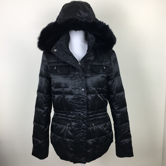 Kenneth Cole Reaction Jackets & Blazers - Kenneth Cole Reaction Down and Genuine Fur Coat